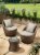 HD Designs Outdoors Patio Furniture Wicker Swivel Patio Set Perspective: left