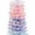 Holiday Home 4' Cremesicle Fir Tree, Ombre Christmas Holiday Décor Perspective: left