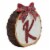 Holiday Home 4.3in Tree Stump Monogram K Christmas Holiday Décor Perspective: left