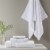 Modavari Home Fashions Turkish Washcloth - White Perspective: left