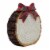 Holiday Home Tree Stump Monogram Christmas Holiday Décor Perspective: left