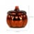 Holiday Home Glass Pumpkin Candle - Orange Perspective: left