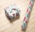 Holiday Home 30 Inch Holiday Text Gift Wrap Roll Perspective: left