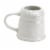 Holiday Home Two-Piece White Iridescent Santa Mug Set Perspective: left