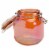 Holiday Home Halloween Clamp Jar- Orange Iridescent Perspective: left