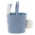 Holiday Home® Easter Corduroy Bunny Basket - Blue Perspective: left