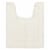 HD Designs Signature Contour Bath Mat - White Perspective: left