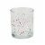 Holiday Home Candy Cane and Clear Iridescent Drinking Cup - Set of 2 Perspective: left