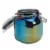 Holiday Home Halloween Clamp Jar- Black Iridescent Perspective: left