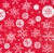 Holiday Home® 30 In x 72 Ft Polka Snowflake Gift Wrap Roll Perspective: left