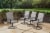 HD Designs Outdoors Patio Furniture Weston Sling Swivel Dining Chair Perspective: left
