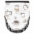 Everyday Living Grabber Oven Mitt - Coffee Perspective: left