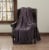 Modavari Home Fashions Full / Queen Rolled Blanket - Dark Gray Perspective: left