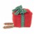 Holiday Home Christmas Present Character Plush Perspective: left