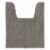 HD Designs Signature Contour Bath Mat - Excalibur Gray Perspective: left