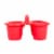 OfficeWorks 6 Cup Caddy - Red Perspective: left