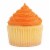 Holiday Home Cupcake Pipeable Icing - Spooky Orange Perspective: left