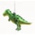 Holiday Home Green Dino Christmas Ornament Holiday Decor Perspective: left