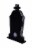 Holiday Home LED Tombstone Cat in Tree Gravestone Halloween Decor Perspective: left