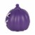 Holiday Home 5.25" Purple Happy Pumpkin Light Up Halloween Décor Perspective: left