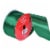Holiday Home 2.5 Inch Green Satin Holiday Ribbon Perspective: left