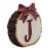 Holiday Home Tree Stump Monogram J Christmas Holiday Décor Perspective: left
