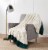 Sewing Down South Chunky Chenile Throw - Green Perspective: left