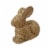 Holiday Home® Easter Natural Sitting Easter Bunny Perspective: left