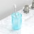 Everyday Living Toothbrush Holder Blue Perspective: left