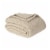 HD Designs® Heathered Cozy Knit Blanket - Tan Perspective: left