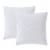 Everyday Living Textured Woven Decorative Pillow - 2 Pack Tofu Perspective: left