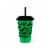 Holiday Home 6 Pack Glow In The Dark Tumblers - Bats Perspective: left