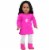 Sophia's - 18  Doll - Pink Snowflake Dress, Silver Vest, Leggings & Booties Perspective: left