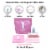 Health Pack PPE Kit (Case of 20 Kits) for School, Student, Kids 6-12 Years - Pink Perspective: left