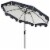 SAFAVIEH Outdoor Collection City Fashion 9-Foot Tilt Umbrella Beige / Navy Perspective: left