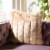 Safavieh Genevra Fur Pillow - Brown Perspective: left