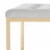 SAFAVIEH Reynolds Velvet Bench Grey / Brass Perspective: left
