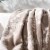 Safavieh Snowflake Throw - Stone Perspective: left