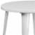 Flash Furniture CH-51090-29-WH-GG 30 in. Round White Metal Indoor & Outdoor Table Perspective: left