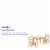 Flash Furniture KIDS NATURAL TABLE & CHAIR SET TWWTCS1001NAT Perspective: left