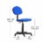 Flash Furniture Ergonomic Mesh Swivel Task Office Chair Royal Blue (BT698RYLBL) Perspective: left