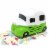 Wrapables Cute Portable Mini Vacuum Cleaner for Home and Office, Green Truck Perspective: left
