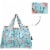 Wrapables Large Nylon Reusable Shopping Bag, Llamas Perspective: left
