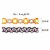 Wrapables Geometric Hollow Washi Masking Tape 4M Length Total (Set of 2), Bubbles Perspective: left