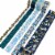 Wrapables Gold Foil Washi Tape in Gift Box Set (20 Rolls), Dancing Cranes Perspective: left