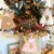 Wrapables Christmas Angel Ornaments Hanging Tree Decorations (Set of 3), Pink Khaki White Perspective: left