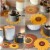 Wrapables Sunflower Coasters, Trivet Mats, Pot Holders (Set of 2), Medium Perspective: left