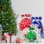 Wrapables Aluminum Foil Christmas Drawstring Gift Bags for Gift Wrap, Parties (Set of 10) Perspective: left