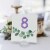 Wrapables Acrylic Diamond Place Card Holders for Weddings, Table Decor (12pcs), Clear Perspective: left