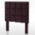 Furniture of America Hellan Fabric Upholstered Twin Headboard in Purple Perspective: left